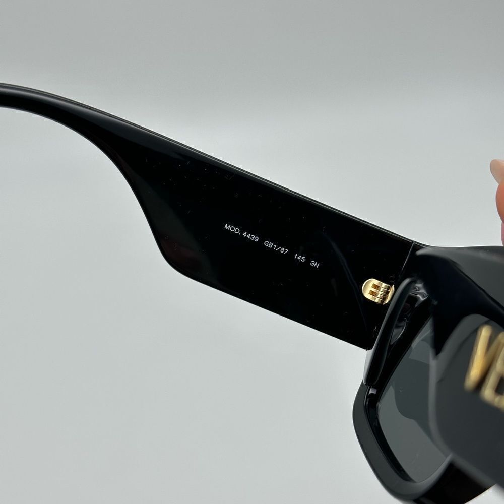 VERSACE Sunglasses VE4439 GB1/87 Black/Dark Grey Unisex NEW - Picture 7 of 14